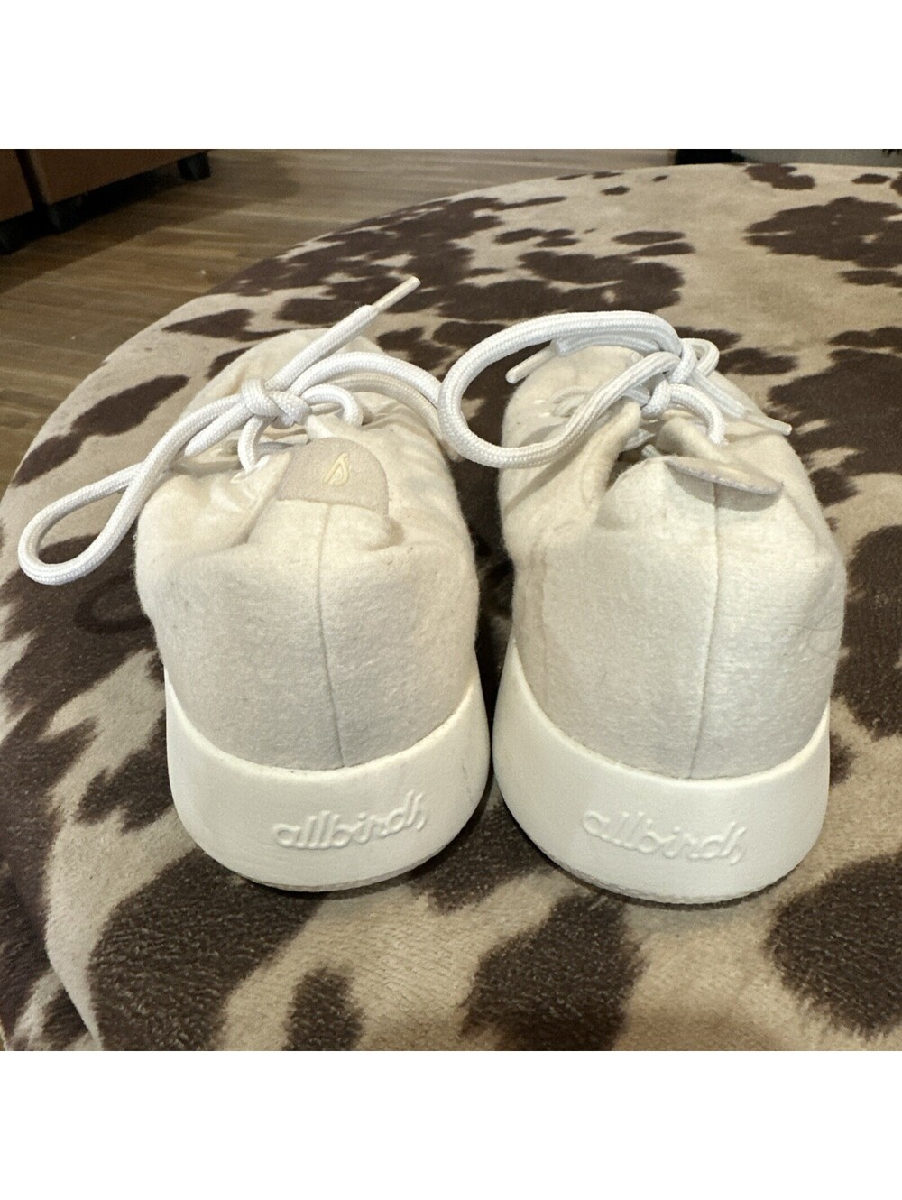 Allbirds Women’s Size 9 White Cream Running Tennis Shoes - Picture 4 of 7